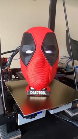 Deadpool Helmet stand 3d model