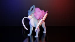Suicune By Colors 3d model