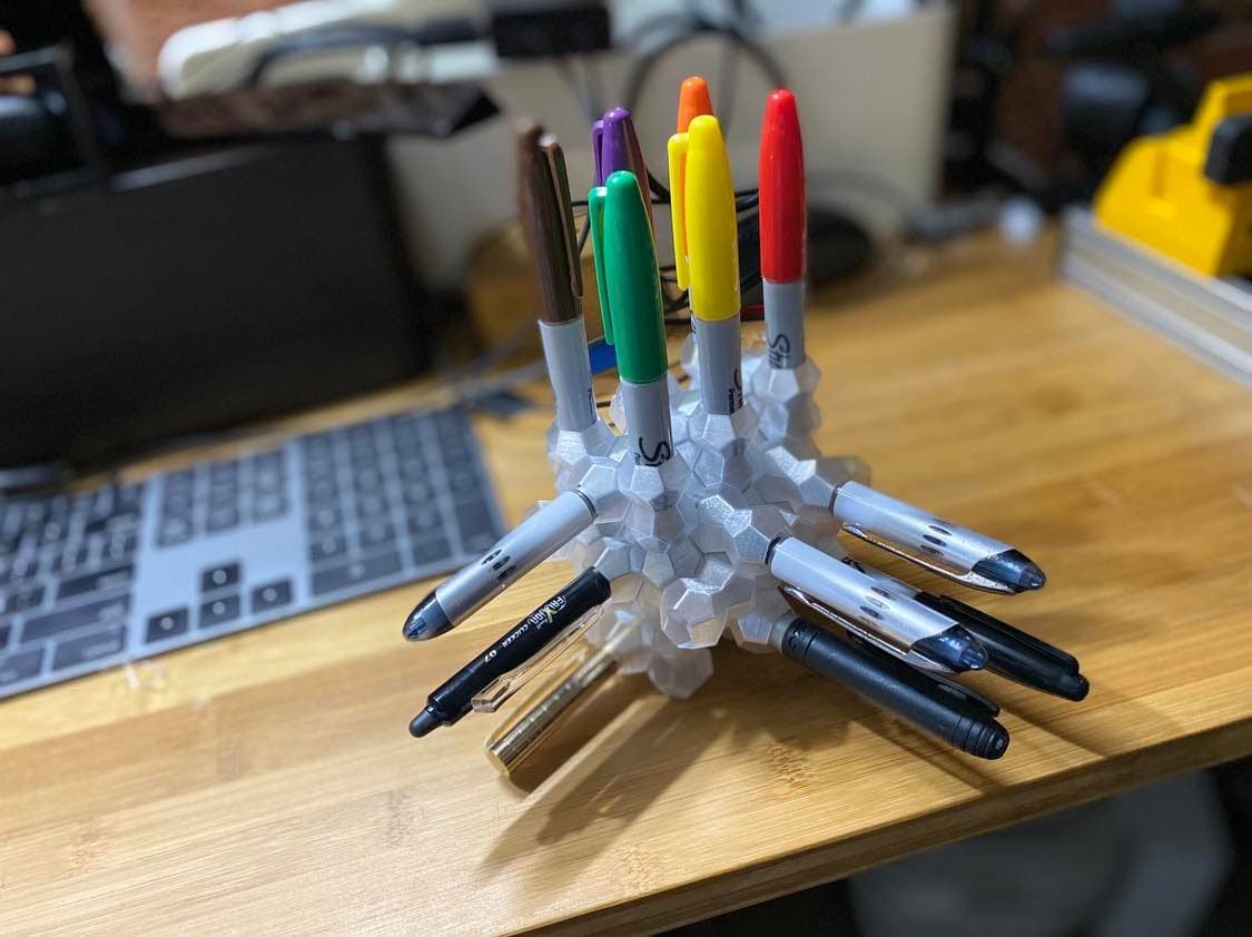 ... but on the plus side it now doubles as a handy pen holder