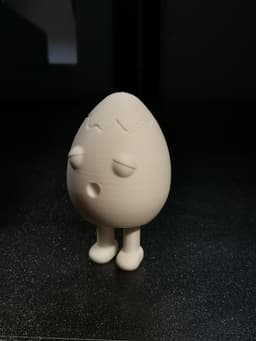 Eggy McLeggy Cute Egg With Legs 3d model