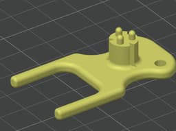 Gel / Soap Dispenser Key Handle 3d model
