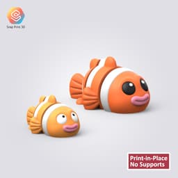 Flexi Nemo Fish 3d model