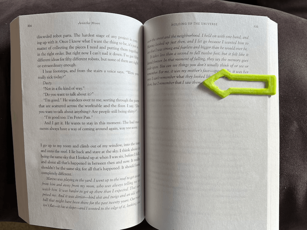 Arrow Bookmark 3d model