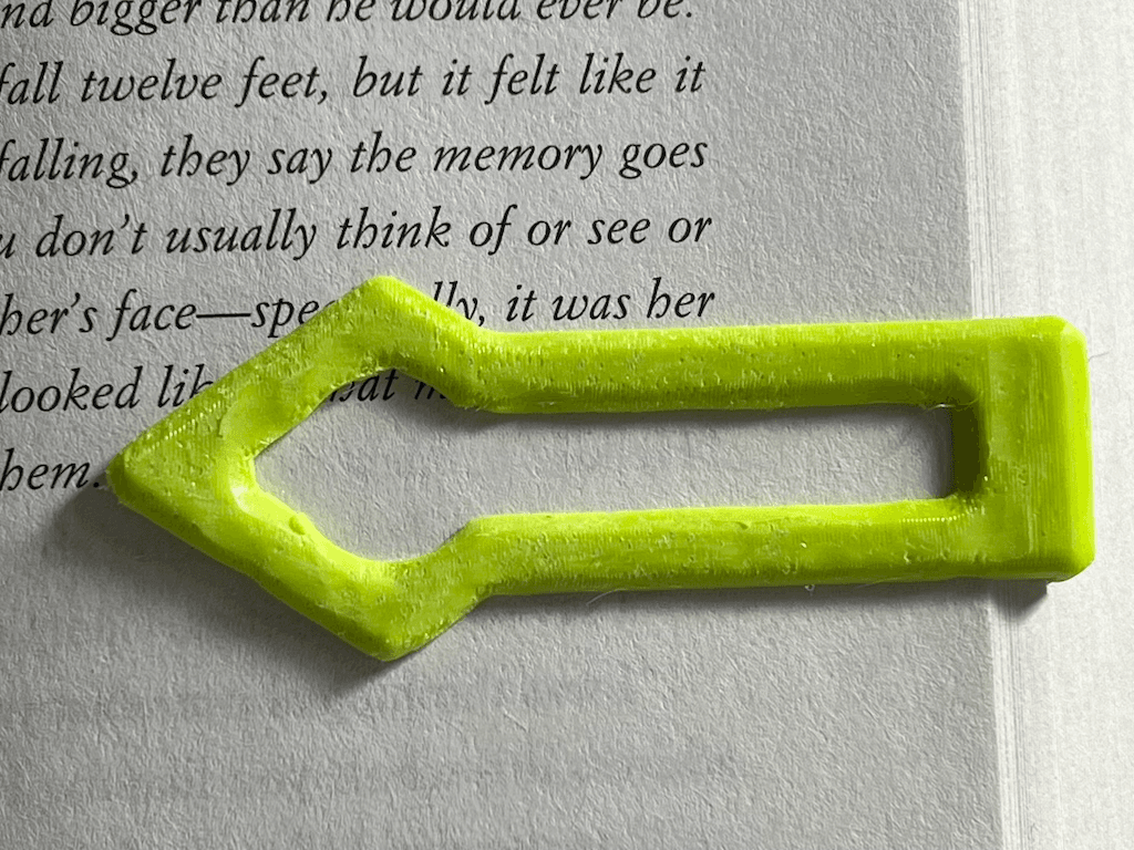 Arrow Bookmark 3d model
