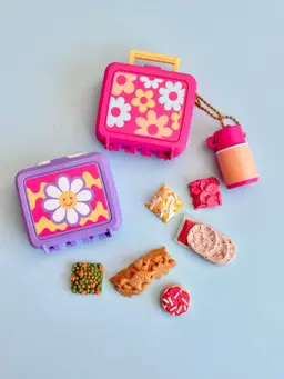 Retro Lunchboxes Multi Clicker Keychain Fidget Toy Bundle 3d model