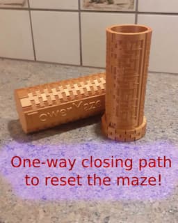 Tower Maze Level 16 - Built-in locking mechanism 3d model