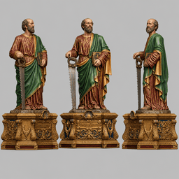 Saint Simon Zealot 3D Scanning STL Printable 3d model