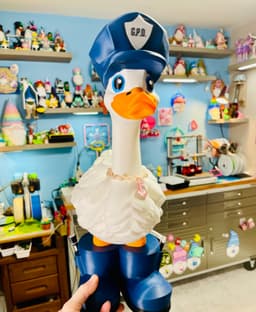 Officer Goose Gear for Porch Goose 3d model