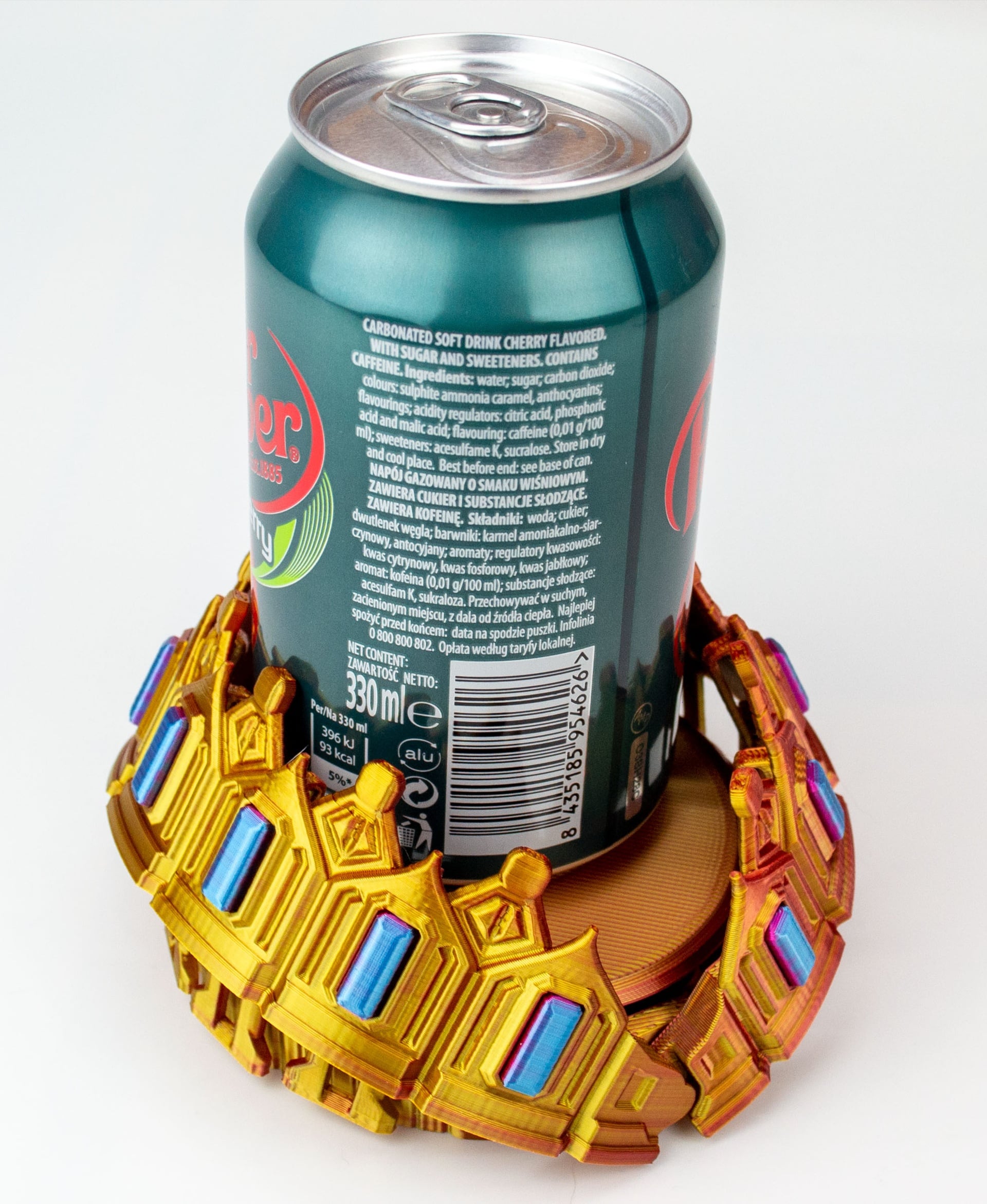 Mug Crown: Self-Adjusting Coaster 3d model