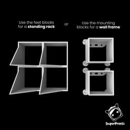 MiniRack - Modular Display System for Miniatures 3d model