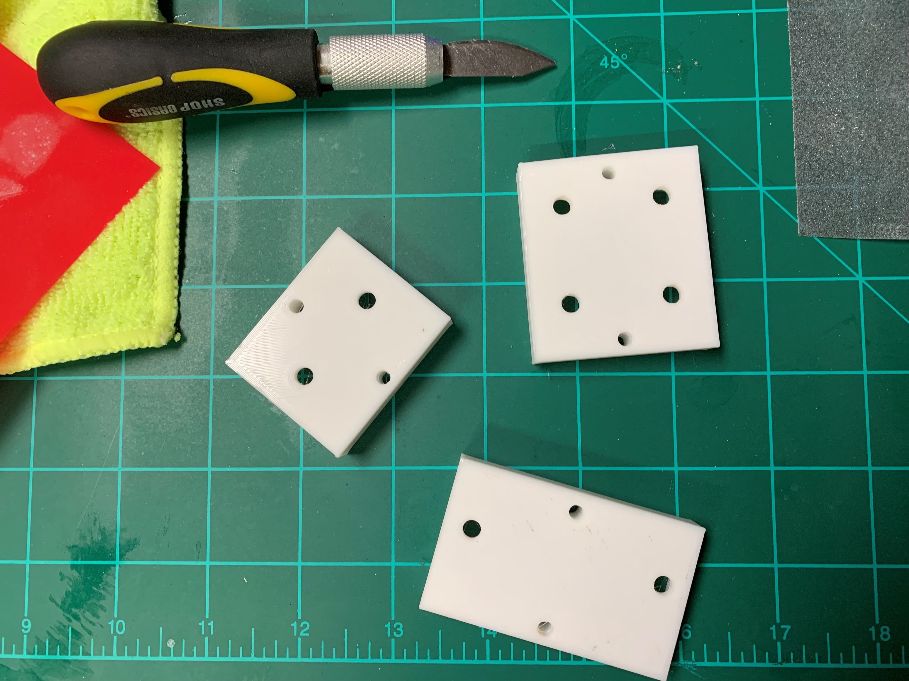 Pegboard Wall Mounts 3d model
