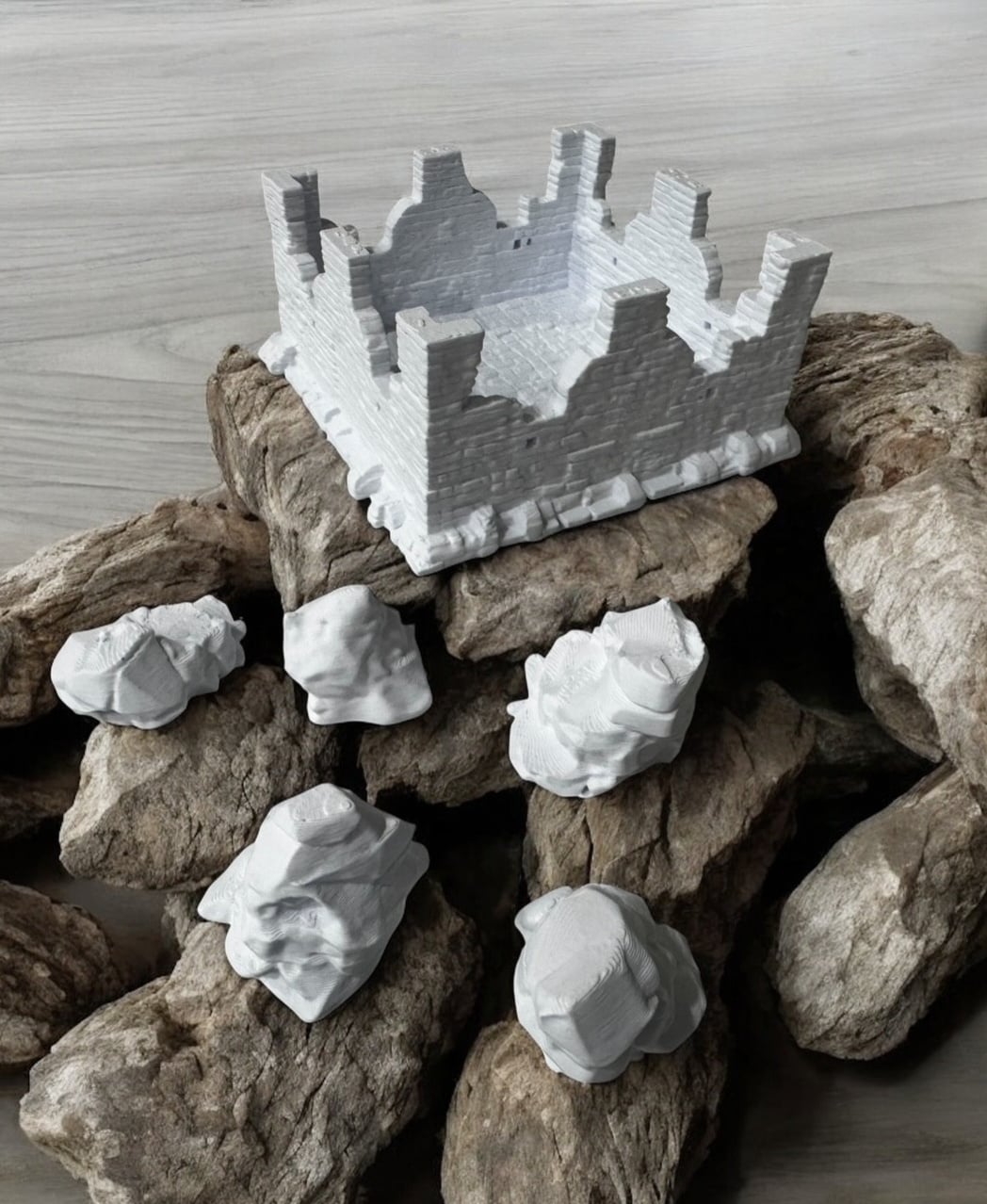 Medival Stone Walls 3d model