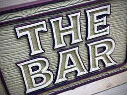 The Bar Sign 3d model