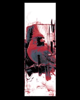 The artistic beauty of the fair cardinal - set of bookmarks 3d model