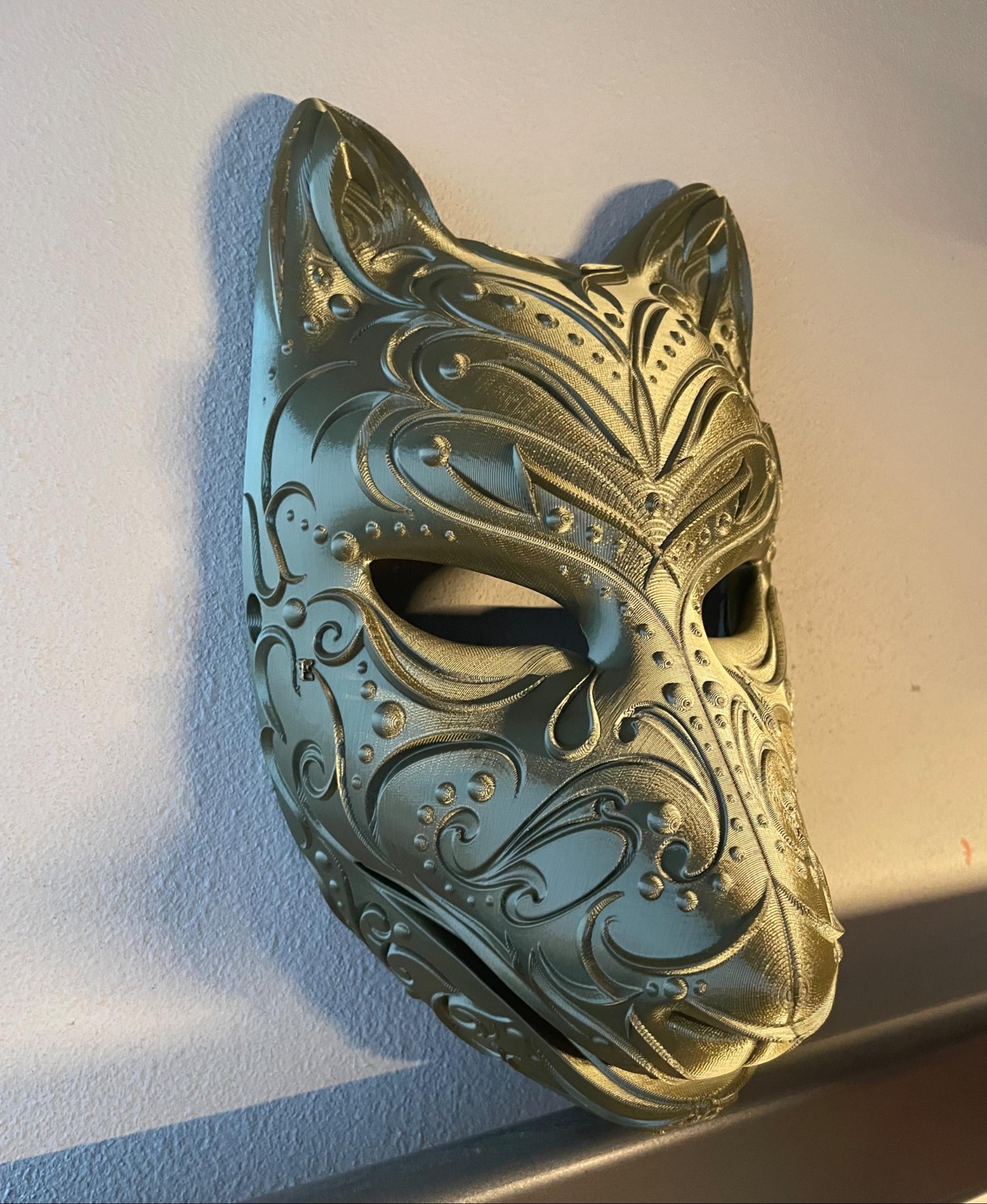 'Mysterious Howl' Mask - "Arcane" (Sculptober Day3) 3d model