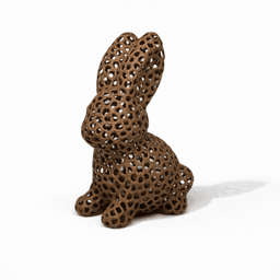 EASTER BUNNY TEALIGHTS (VORONOI) / EASTER DECOR / BUNNY DECOR / MODERN DECOR / LIGHT AMBIENTE 3d model