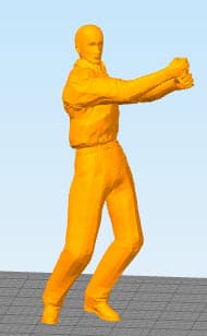 golfer.obj 3d model