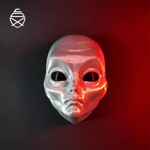 Alien Wall 3d model