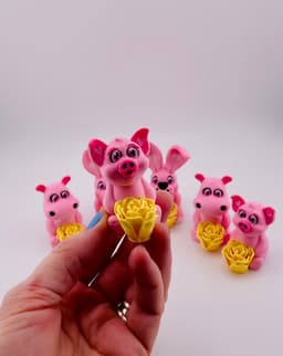 Mother's Day Roseables Piggy 3d model