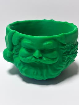 Santa Claus candy bowl 3d model