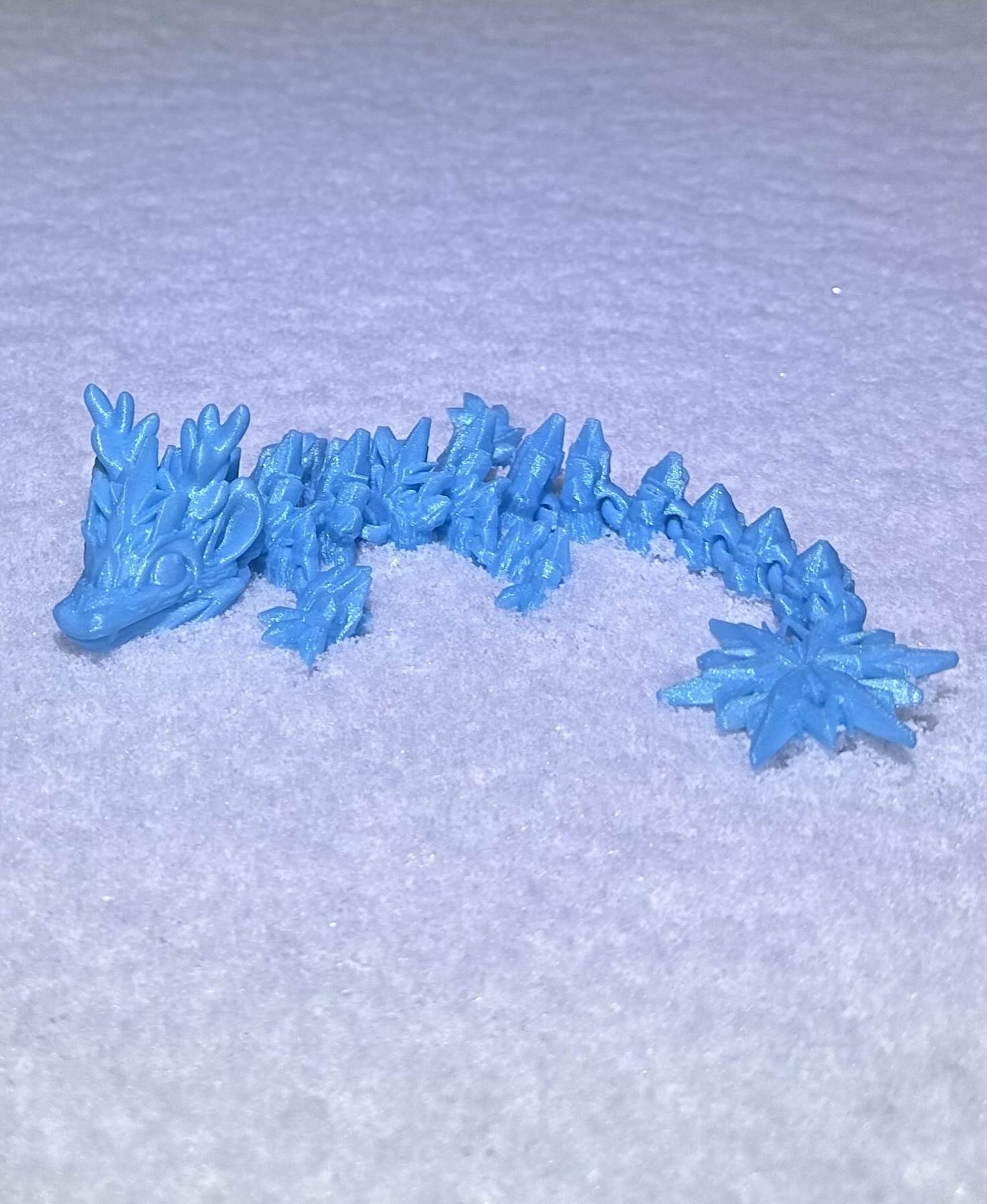 Baby winter dragon in Polymaker celestial blue!