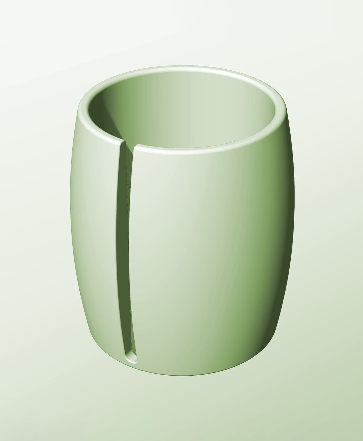 CR128-180-S Modular slotted component container modern decor 3d model