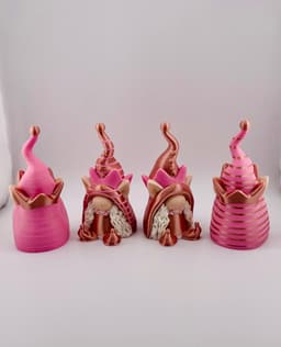 Christmas Winter Female Elf Gnome 3d model