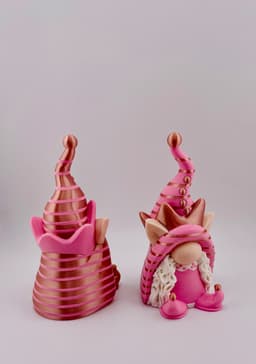 Christmas Winter Female Elf Gnome 3d model