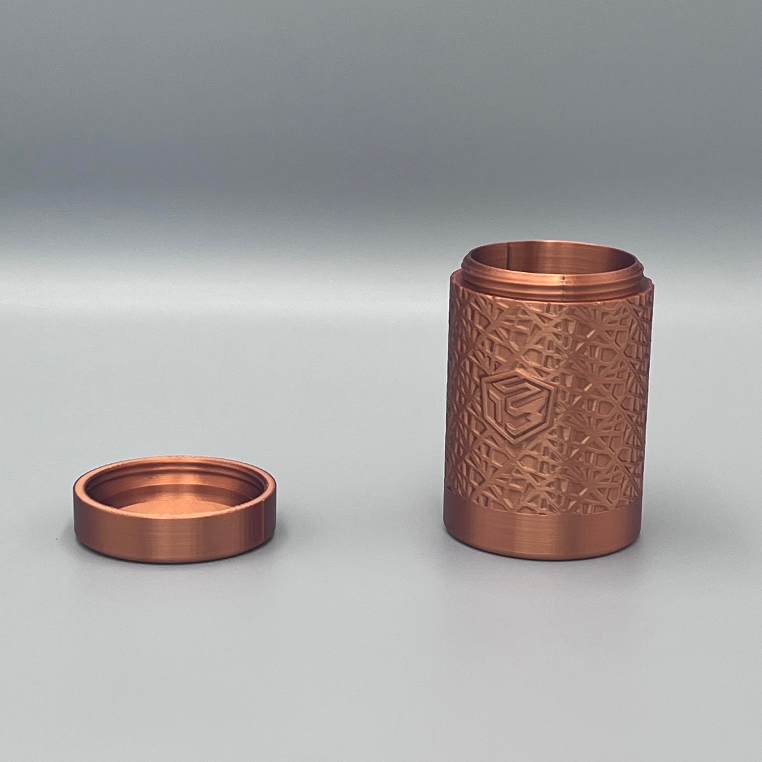 Storage Container / Jar - Cylindrical - Abstract 3d model