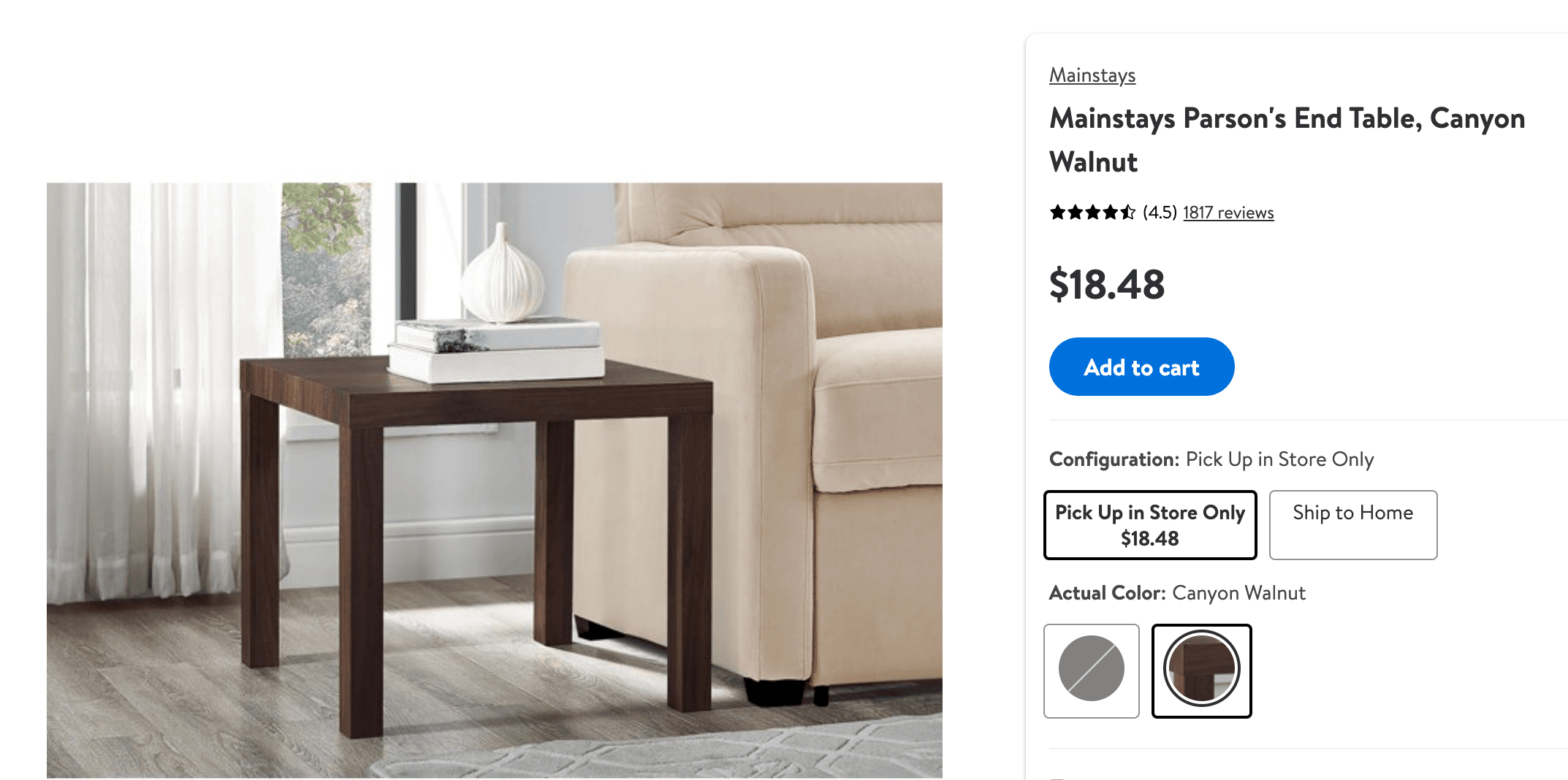 Table Risers For Walmart Table.stl 3d model