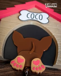 CHIHUAHUA KEYCHAIN SET 3d model
