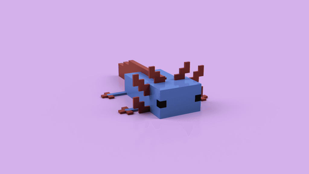 Axolotl Model 3d model
