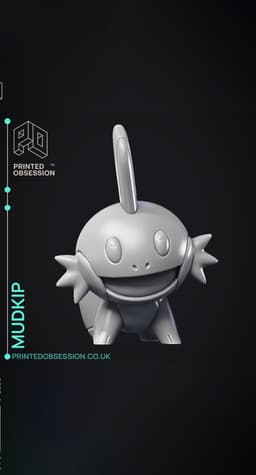 Mudkip - Pokemon - Fan Art 3d model