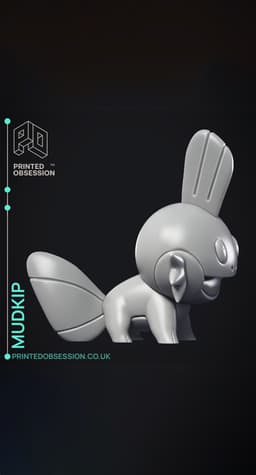 Mudkip - Pokemon - Fan Art 3d model