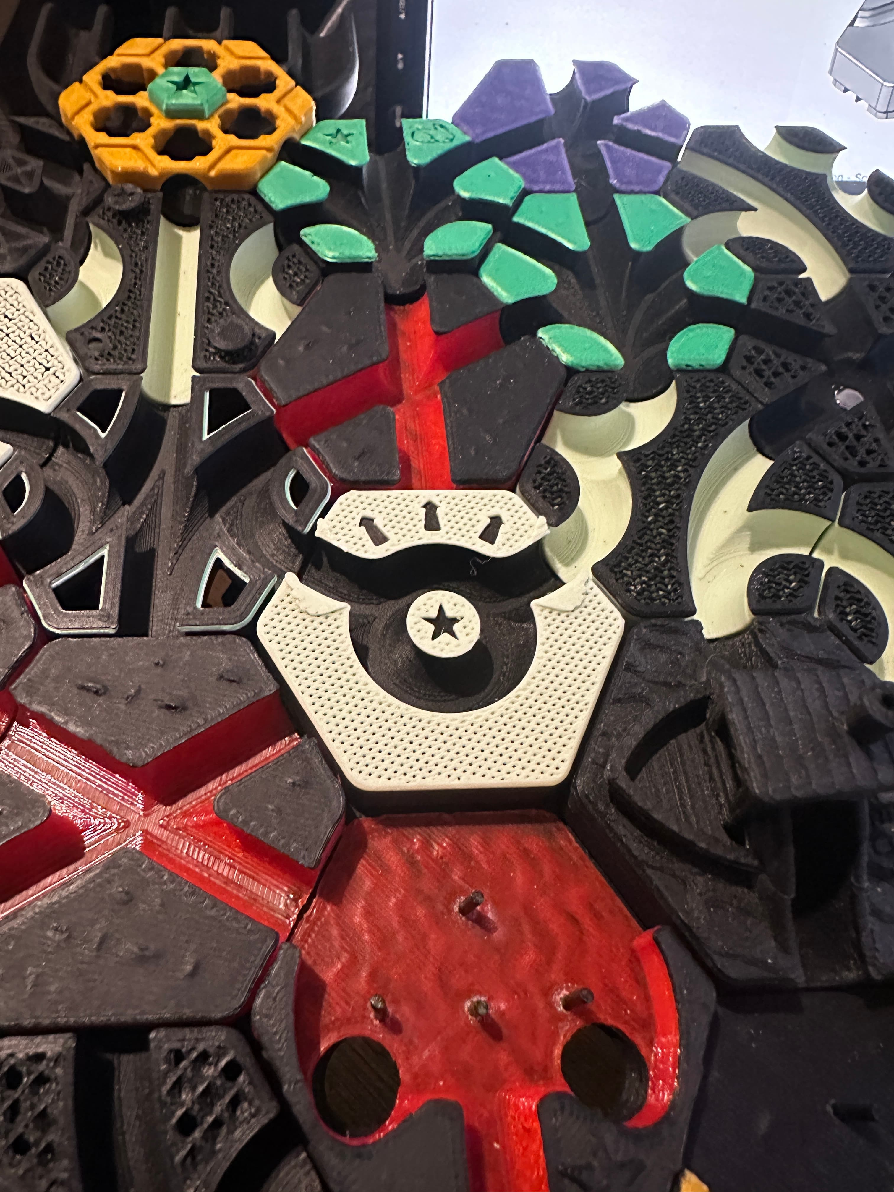 Hextraction - Angel Up tile 3d model