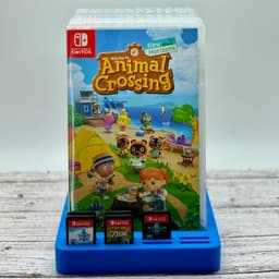 Tilted Switch Game Case Holder 3d model