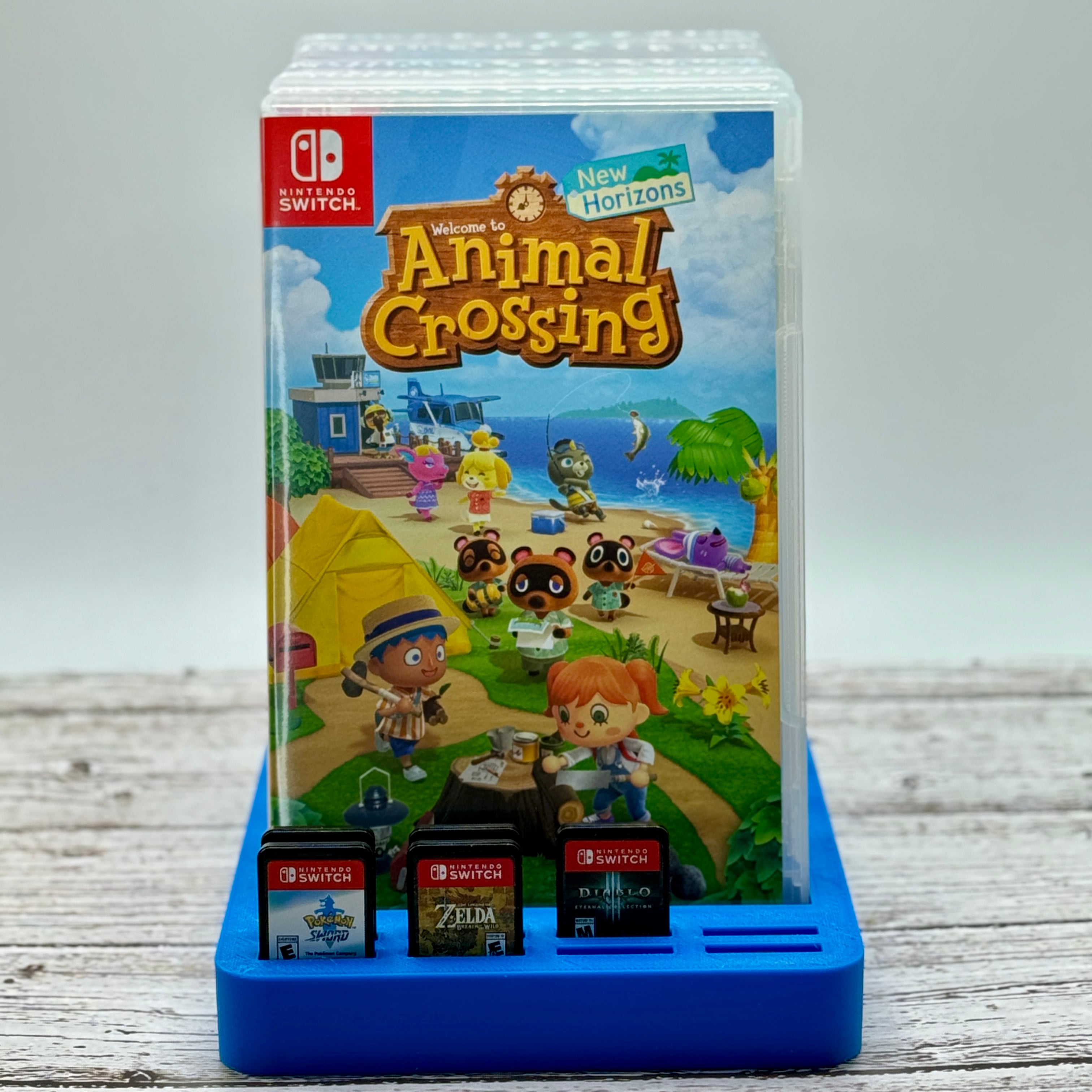 Tilted Switch Game Case Holder 3d model