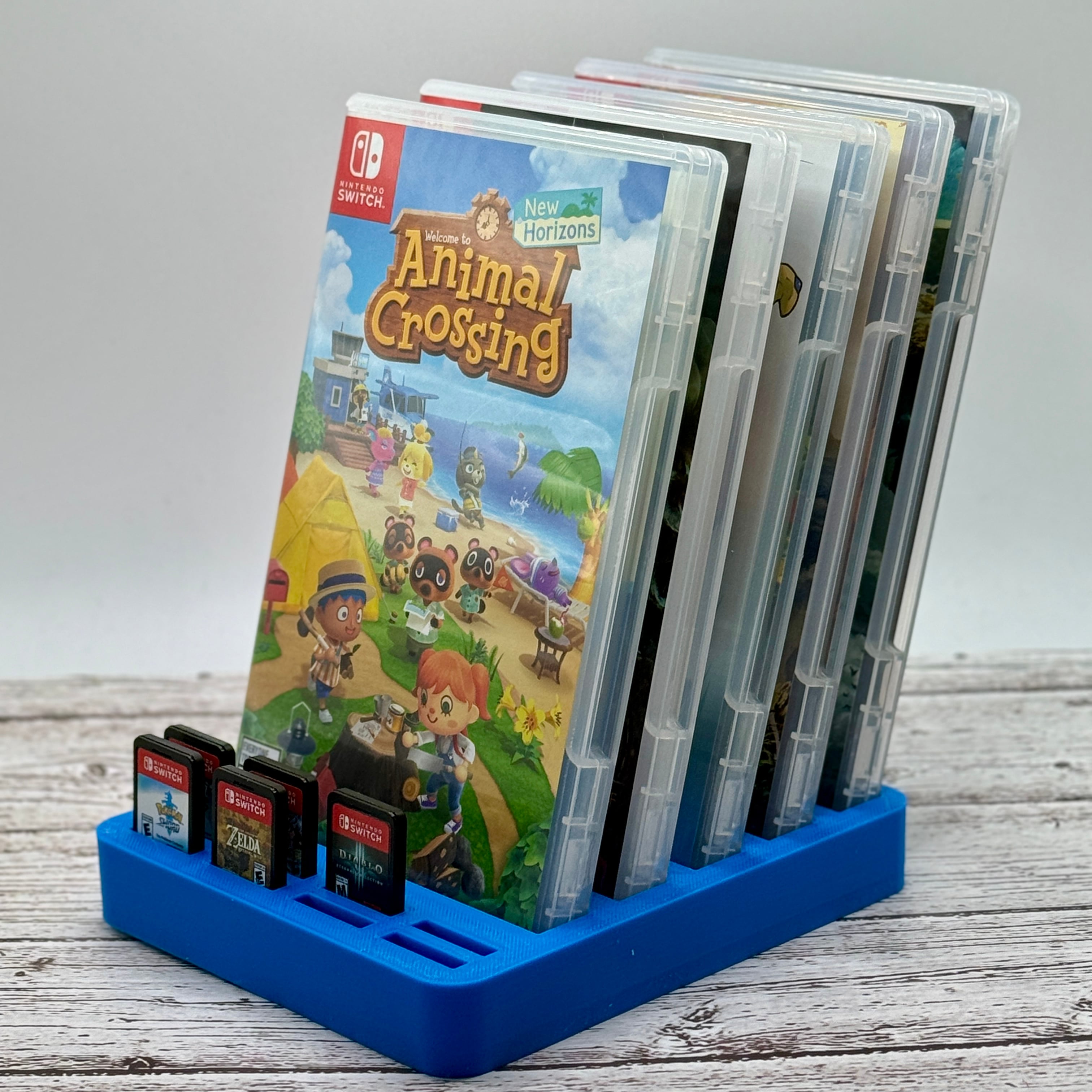 Tilted Switch Game Case Holder 3d model