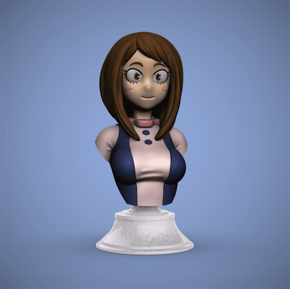 Ochaco Uraraka Bust -(My Hero Academia) 3d model