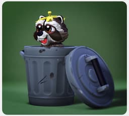 Trash Panda Clicker 3d model