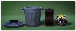 Trash Panda Clicker 3d model