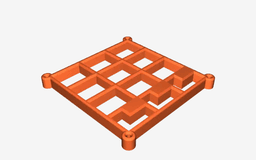 Ortur Accessory - Riser grid holder 3d model