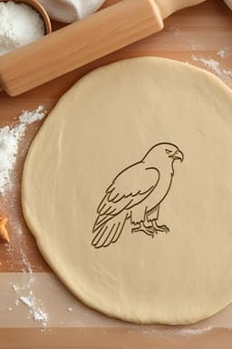 Eagle Cookie Cutter, Biscuit Cutter 3d model