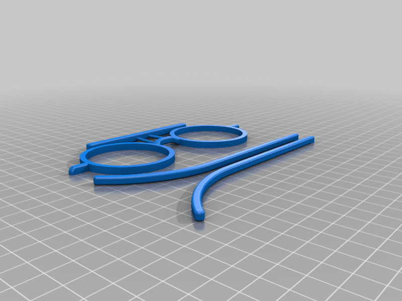 Zeke Jaeger Glasses 3d model