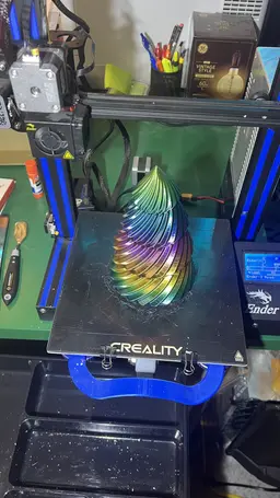 Printed this with a silk rainbow PLA. I did not use supports on the base piece but I did on the other tiers. Set perimeter at 4. Turned out perfect, no issues. Thanks!
3d model