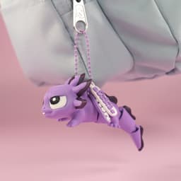 Axolotl - Flexi Articulated and Print in Place Keychain 3d model