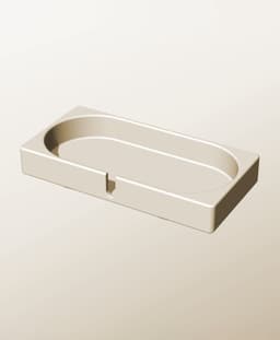 CX96-30-SB Stackable slotted bin box module for creative decor 3d model