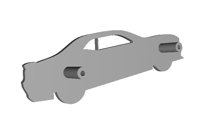 Challenger Drawer Pull 3d model
