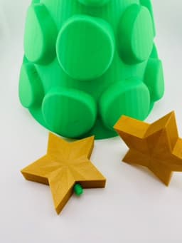 Christmas Tree Decor with Multiple Toppers 3d model