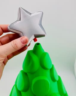 Christmas Tree Decor with Multiple Toppers 3d model